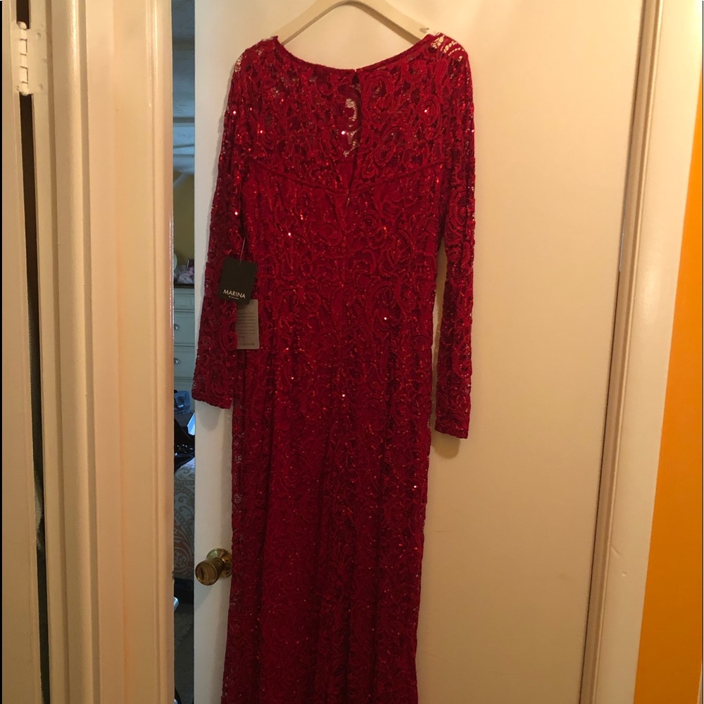 Marina dress -red. Great for holiday parties